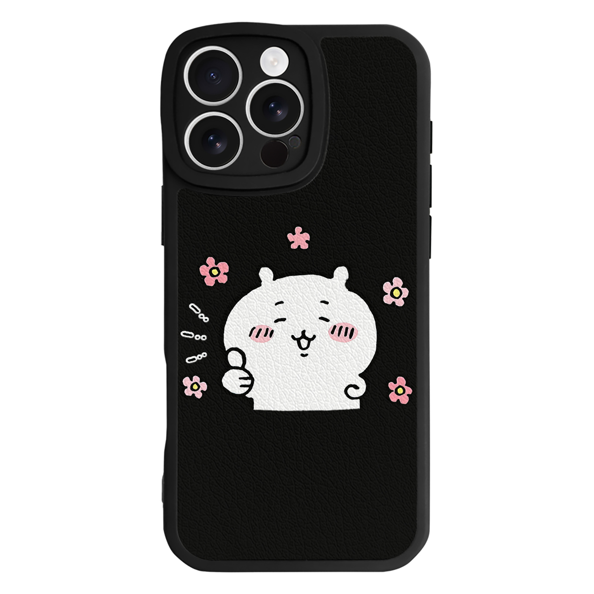（画像用） ちいかわ ちいかわ Chii-kawa chiikawa 【iPhone 16シリーズ対応】シリコンスマホケース（レザー調） 材質：シリコン